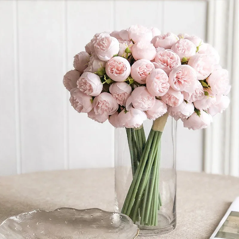 Fake flowers in a vase