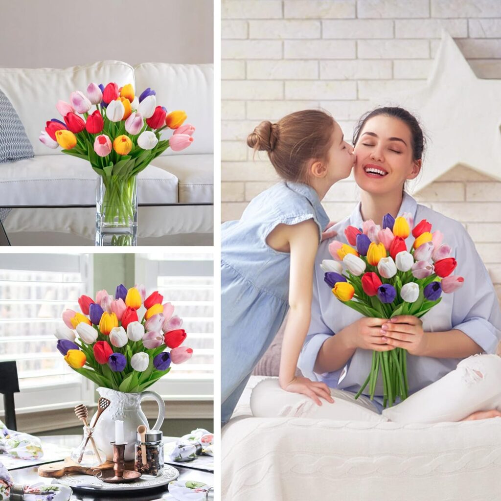 artificial tulips