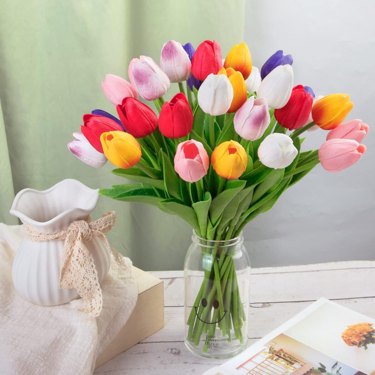 artificial tulips