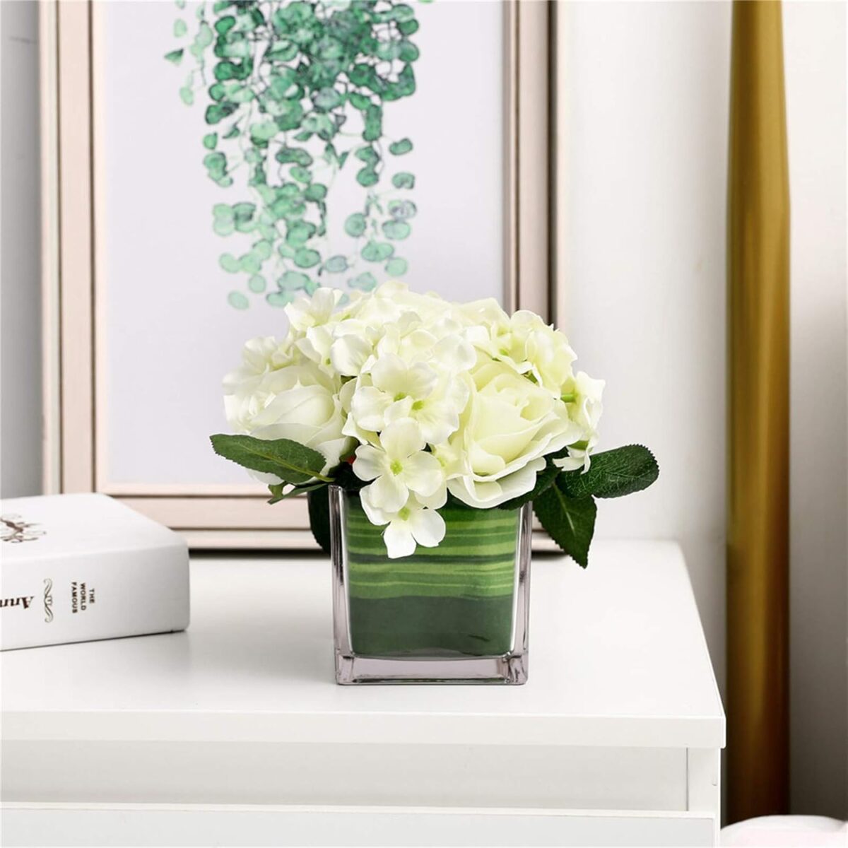 Artificial Flowers In Vase