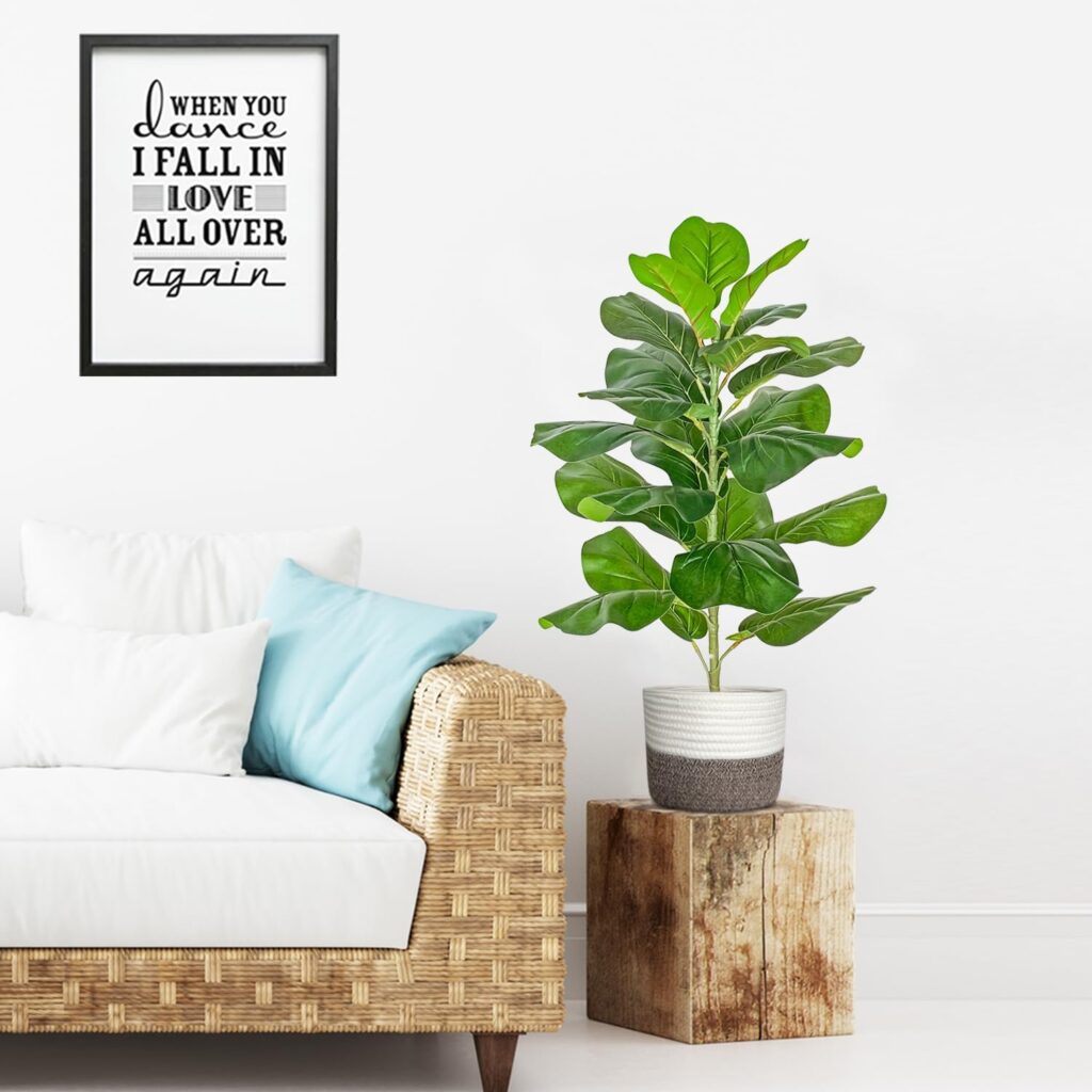 fake fiddle leaf fig tree